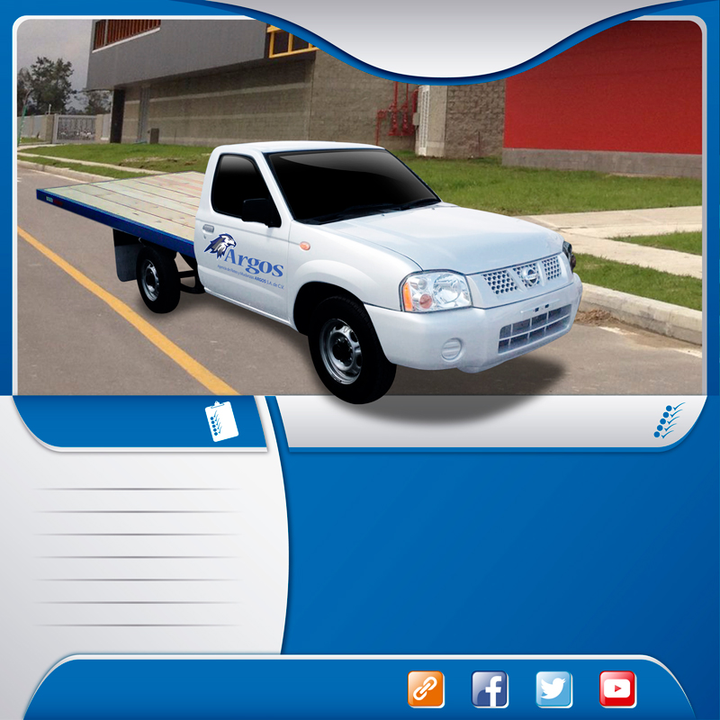  Transportes en camioneta pick up plataforma