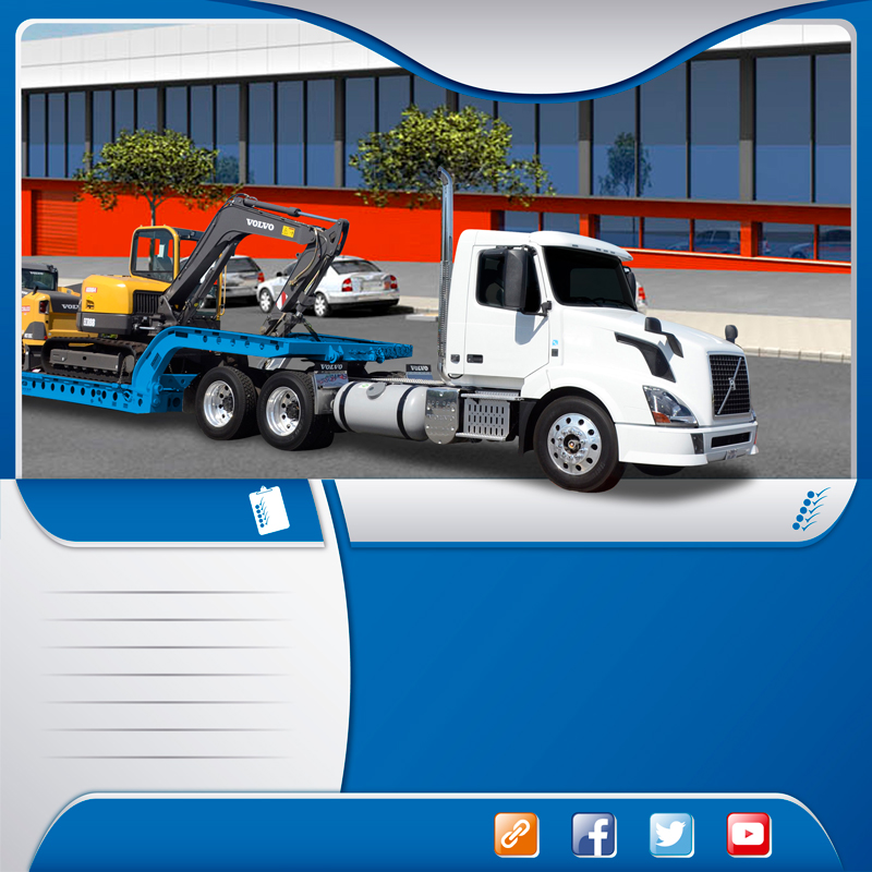  Transportes en camiones lowboy